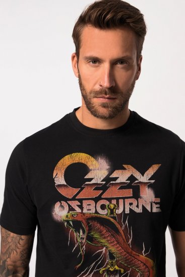 JP1880 Ozzy Osbourne Graphic Band T-Shirt Black - T-paidat - Isot T-paidat 2XL – 14XL