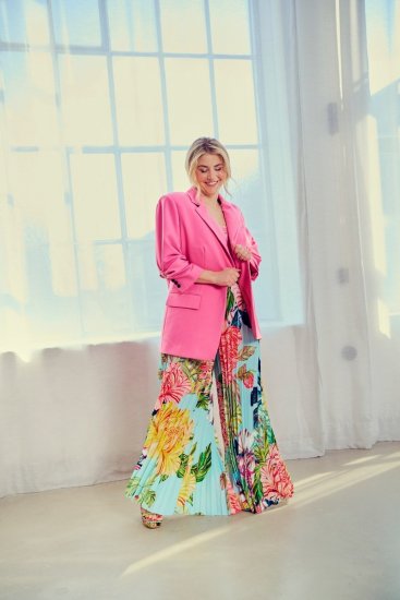 Ulla Popken 826487 Oversize-bleiseri Roosa - Naisten bleiserit isot koot - Bleiserit naisille plus-koossa