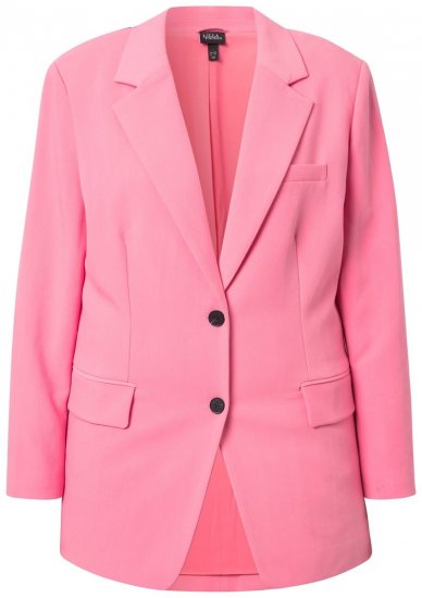 Ulla Popken 826487 Oversize-bleiseri Roosa - Naisten bleiserit isot koot - Bleiserit naisille plus-koossa