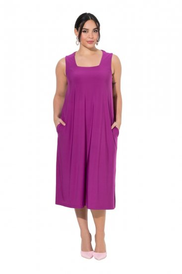 Ulla Popken 827908 Hihaton jerseymekko Liila - Trikoomekot - 