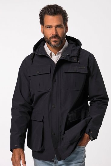 JP1880 828706 Sadetakki piilovetoketjulla Tummansininen - Takit - Miesten Takit, isot koot – 2XL – 12XL