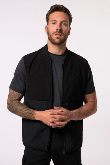 JP1880 Level 2 Double-Layer Fleece Vest Black - Urheiluvaatteet & ulkoilu - Miesten urheiluvaatteet isot koot