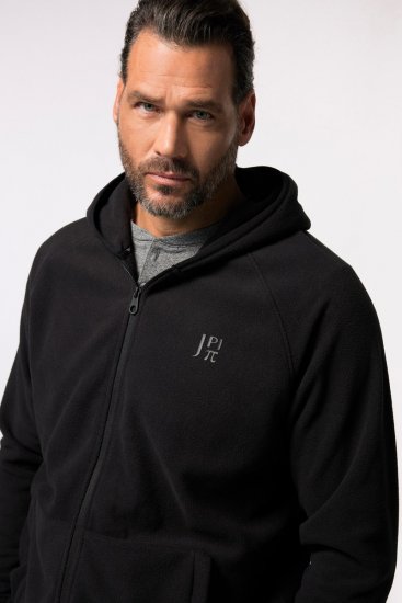 JAY-PI Ultra-light Fleece Jacket Black - Hupparit ja collegepaidat - Miesten hupparit ja collegepaidat isot koot