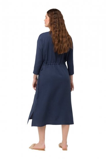 Ulla Popken 829143 Paitamekko Tummansininen - Paitamekot - 