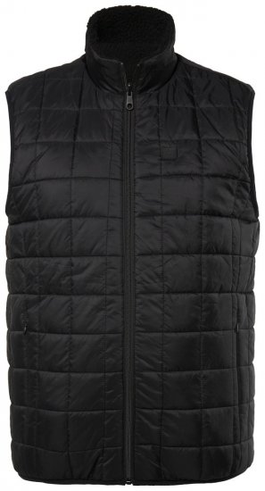 Jay-Pi 829716 Käännettävä teddyliivi Musta - Takit - Miesten Takit, isot koot – 2XL – 12XL
