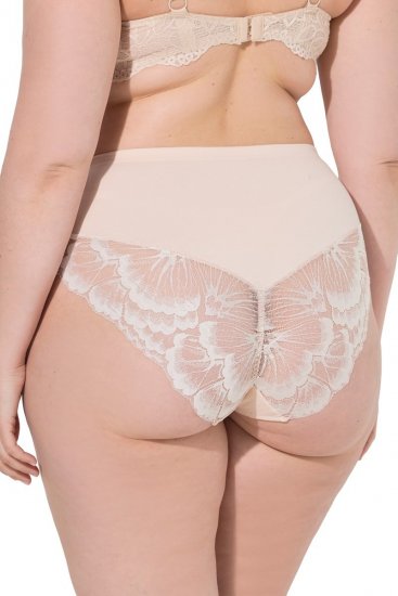 Ulla Popken 830094 Alushousut pitsillä 2 kpl Beige - Alushousut - 