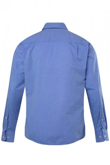 Men+ 753 Pitkähihainen Business-paita klassisella kauluksella Vaaleansininen - Kauluspaidat - Miesten isot kauluspaidat 2XL – 8XL
