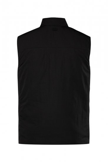 STHUGE 831824 Tikattu liivi kierrätysmateriaalia Musta - Takit - Miesten Takit, isot koot – 2XL – 12XL