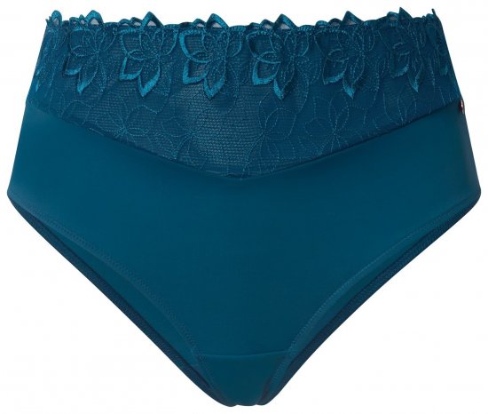 Ulla Popken 832864 String-alushousut pitsillä Petrooli - Alushousut - 