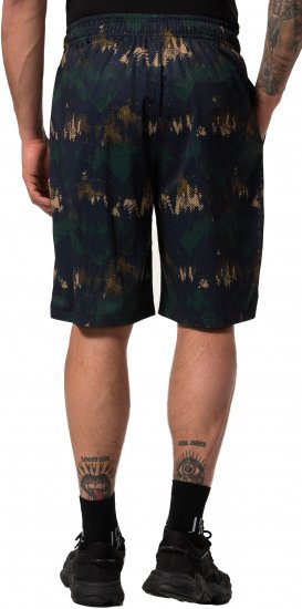 JP1880 Jay-Pi Bermuda QuickDry Mesh Fitness Shorts Khaki - Urheiluvaatteet & ulkoilu - Miesten urheiluvaatteet isot koot