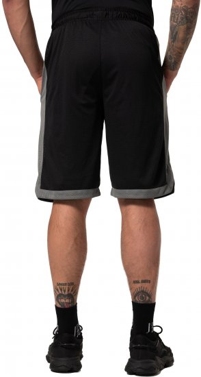 JP1880 Jay-Pi Bermuda QuickDry Mesh Fitness Shorts Black - Urheiluvaatteet & ulkoilu - Miesten urheiluvaatteet isot koot