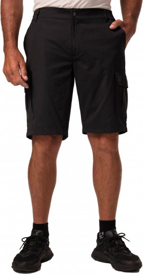 JP1880 Jay-Pi Bermuda QuickDry Cargo Shorts Black - Urheiluvaatteet & ulkoilu - Miesten urheiluvaatteet isot koot