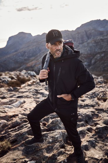 JP1880 Jay-Pi Functional Jacket Black - Urheiluvaatteet & ulkoilu - Miesten urheiluvaatteet isot koot