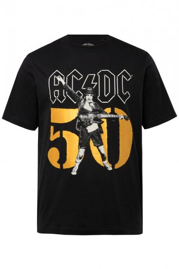 JP1880 AC/DC Graphic Band T-Shirt Black - T-paidat - Isot T-paidat 2XL – 14XL