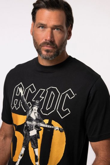 JP1880 AC/DC Graphic Band T-Shirt Black - T-paidat - Isot T-paidat 2XL – 14XL