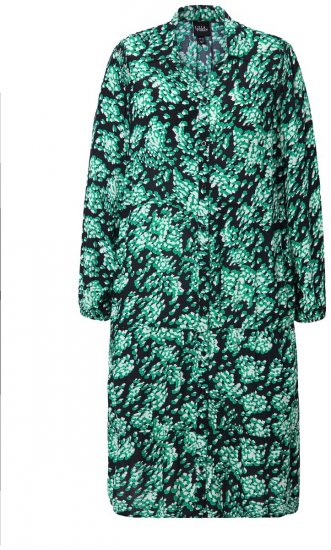 Ulla Popken 834191 Kuviollinen paitamekko Musta - Paitamekot - 