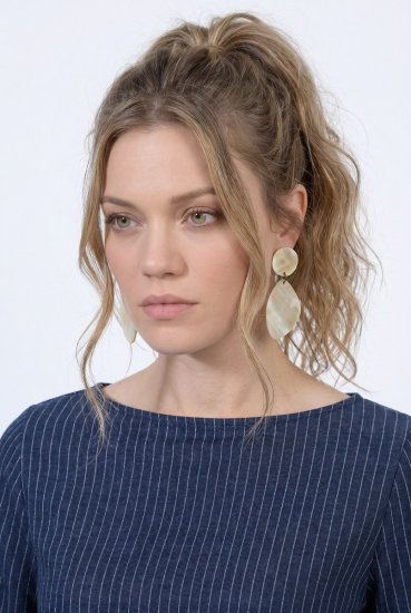 Ulla Popken 834371 Raidallinen collegemekko Tummansininen - Collegemekot - 