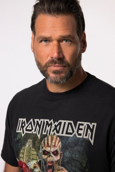 JP1880 Iron Maiden Eddie Attack Band T-Shirt Black - T-paidat - Isot T-paidat 2XL – 14XL