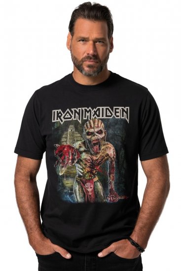 JP1880 Iron Maiden Eddie Attack Band T-Shirt Black - T-paidat - Isot T-paidat 2XL – 14XL