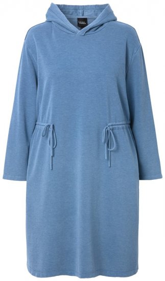 Ulla Popken 834536 Collegemekko hupulla Denimsininen - Collegemekot - 