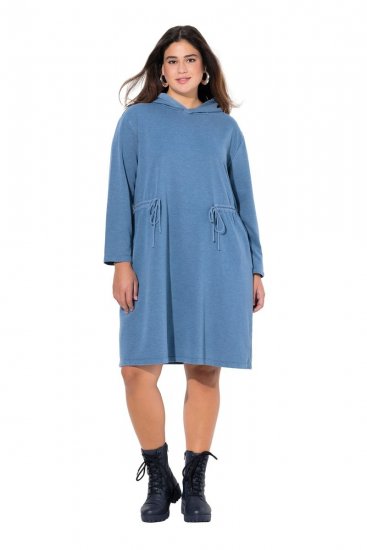 Ulla Popken 834536 Collegemekko hupulla Denimsininen - Collegemekot - 