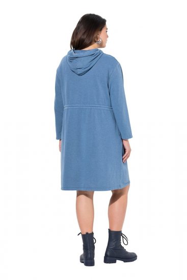 Ulla Popken 834536 Collegemekko hupulla Denimsininen - Collegemekot - 