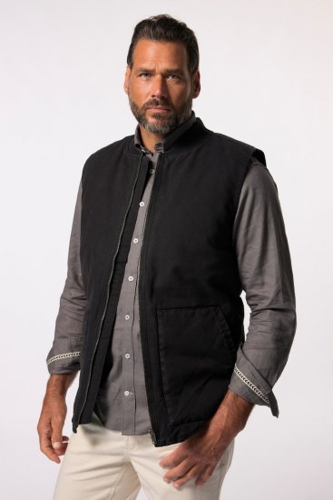 JP1880 834734 Canvas-liivi Musta - Takit - Miesten Takit, isot koot – 2XL – 12XL