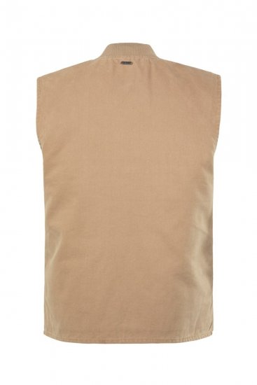 JP1880 834734 Canvas-liivi Tummanbeige - Takit - Miesten Takit, isot koot – 2XL – 12XL