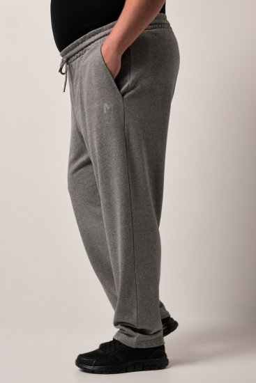 Men+ 852 Collegehousut Harmaa melange - Collegehousut ja collegeshortsit - Miesten Isot collegehousut ja collegeshortsit