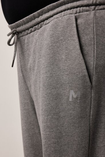 Men+ 852 Collegehousut Harmaa melange - Collegehousut ja collegeshortsit - Miesten Isot collegehousut ja collegeshortsit