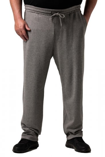 Men+ 852 Collegehousut Harmaa melange - Collegehousut ja collegeshortsit - Miesten Isot collegehousut ja collegeshortsit