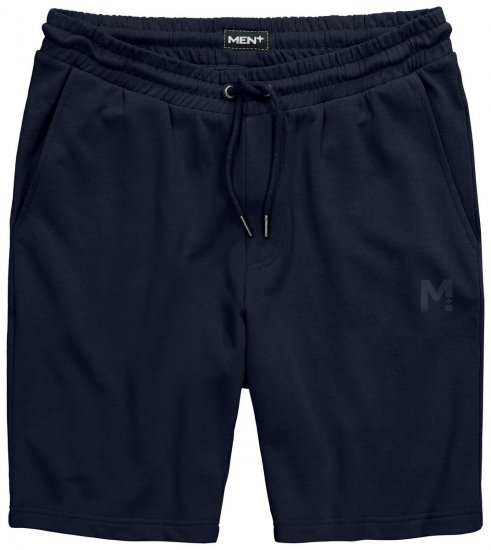 Men+ 858 Collegeshortsit Tummansininen - Collegehousut ja collegeshortsit - Miesten Isot collegehousut ja collegeshortsit