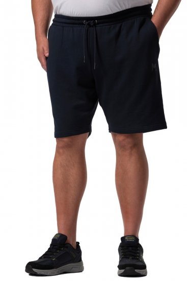 Men+ 858 Collegeshortsit Tummansininen - Collegehousut ja collegeshortsit - Miesten Isot collegehousut ja collegeshortsit