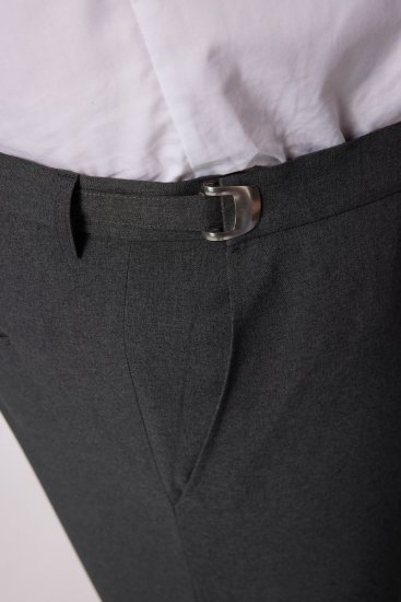 Men+ 065 Porto Puvunhousut Harmaa - Puvut ja pikkutakit - Pukuja suurissa mitoissa