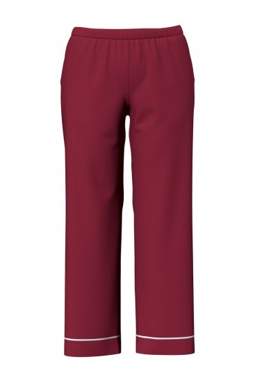 Ulla Popken 835397 Lyhythihainen pyjama paitakauluksella Liila - Pyjama/Loungewear - 