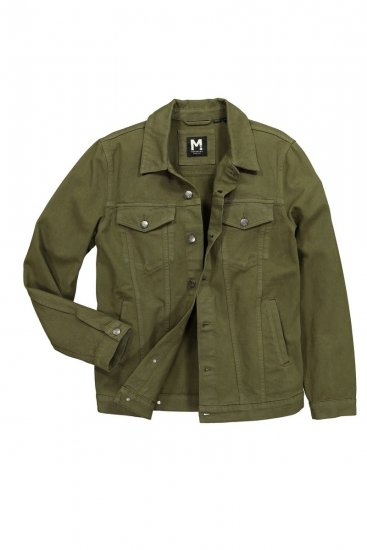 Men+ 446 Farkkutakki rintataskuilla Tummanoliivi - Takit - Miesten Takit, isot koot – 2XL – 12XL