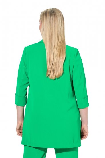 Ulla Popken 836165 Pitkä bleiseri 3/4-hihoilla Vihreä - Naisten bleiserit isot koot - Bleiserit naisille plus-koossa