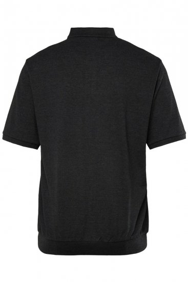 Men+ 264 Pikeepaita bellyfit Musta - Pikeepaidat - Miesten isot pikeepaidat