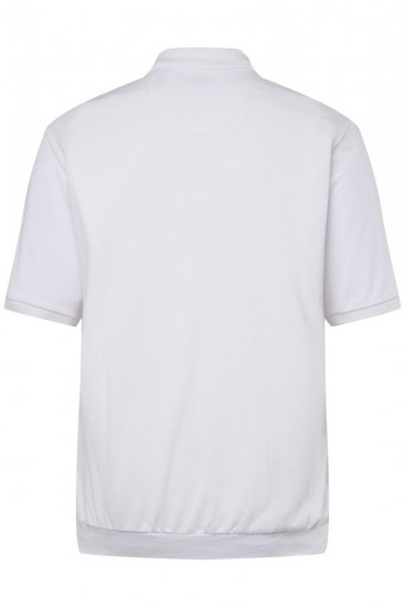 Men+ 264 Pikeepaita bellyfit Valkoinen - Pikeepaidat - Miesten isot pikeepaidat