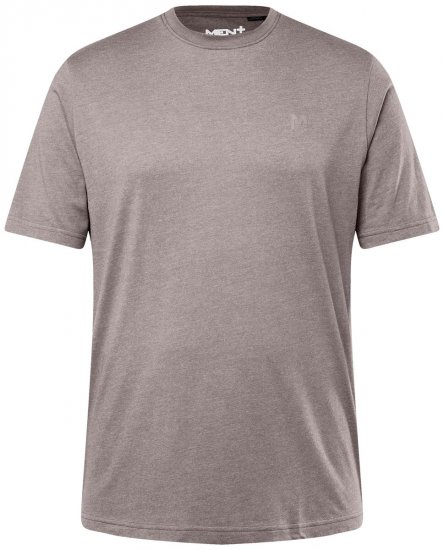 Men+ 276 Pyöreäaukkoinen T-paita Harmaa - T-paidat - Isot T-paidat 2XL – 14XL