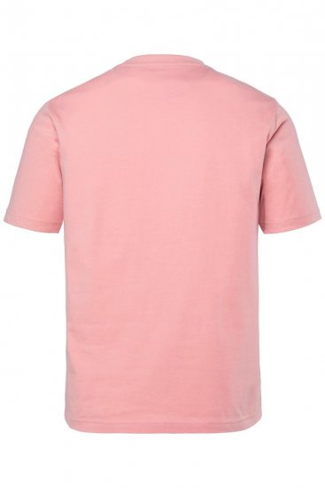 Men+ 276 Pyöreäaukkoinen T-paita Roosa - T-paidat - Isot T-paidat 2XL – 14XL