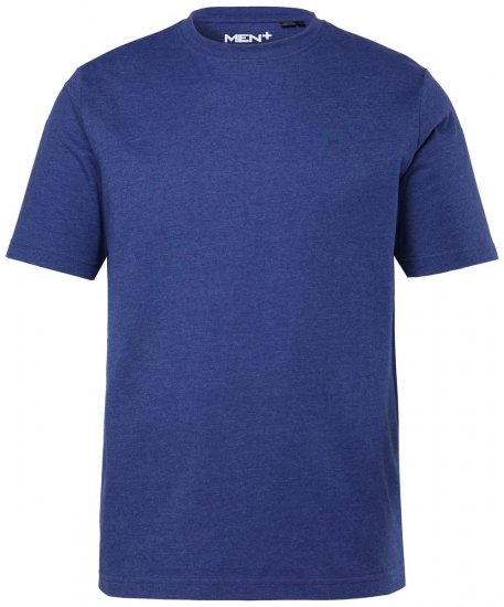 Men+ 276 Pyöreäaukkoinen T-paita Yönsininen - T-paidat - Isot T-paidat 2XL – 14XL
