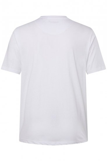 Men+ 279 V-aukkoinen T-paita Valkoinen - T-paidat - Isot T-paidat 2XL – 14XL
