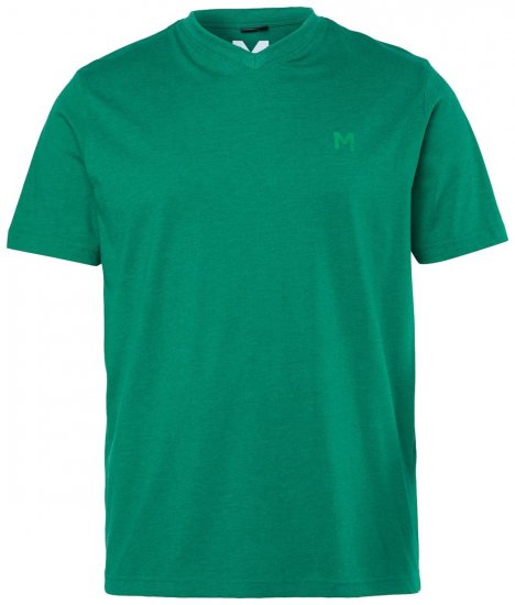 Men+ 279 V-aukkoinen T-paita Smaragdinvihreä - T-paidat - Isot T-paidat 2XL – 14XL