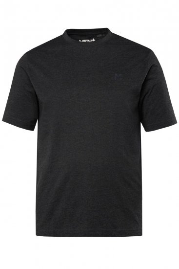 Men+ 285 Pyöreäaukkoinen T-paita Musta 2 kpl - T-paidat - Isot T-paidat 2XL – 14XL