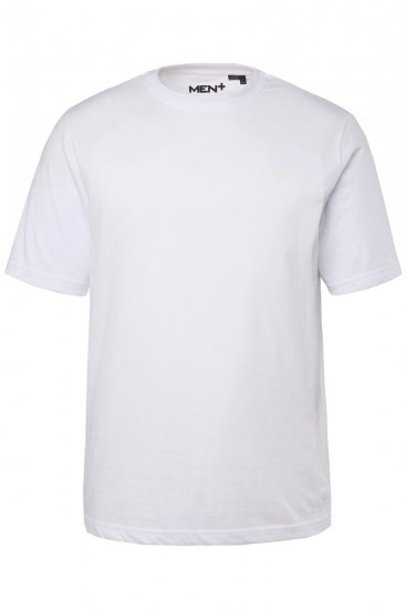 Men+ 285 Pyöreäaukkoinen T-paita Valkoinen 2 kpl - T-paidat - Isot T-paidat 2XL – 14XL