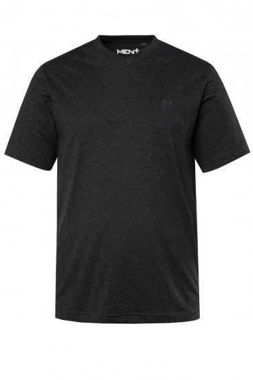 Men+ 299 V-aukkoinen T-paita Musta 2 kpl - T-paidat - Isot T-paidat 2XL – 14XL