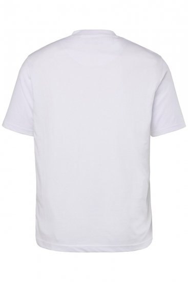 Men+ 299 V-aukkoinen T-paita Valkoinen 2 kpl - T-paidat - Isot T-paidat 2XL – 14XL