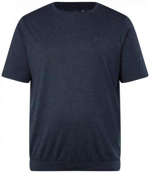 Men+ 308 T-paita bellyfit Tummansininen - T-paidat - Isot T-paidat 2XL – 14XL