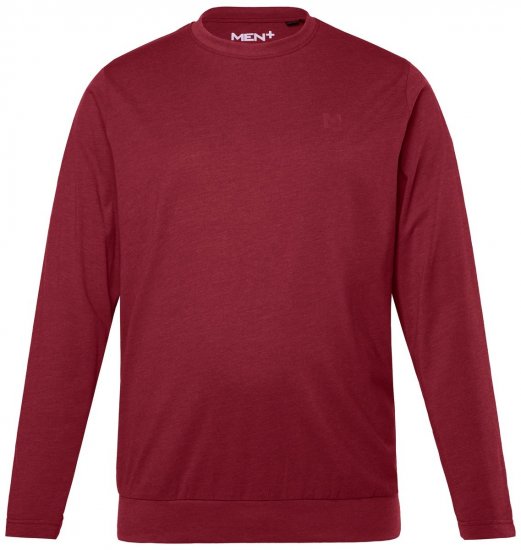 Men+ 313 Pitkähihainen T-paita bellyfit Kuparinruskea - T-paidat - Isot T-paidat 2XL – 14XL